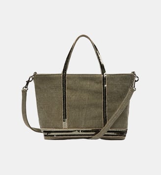 Cabas XS Zippé En Lin - Vanessa Bruno - Kaki