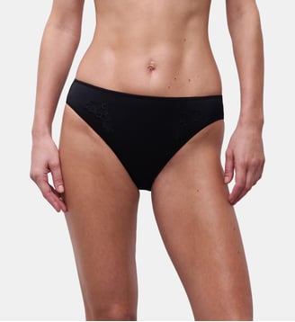 Slip détails guipure - Chantelle - Noir