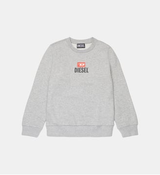 Sweat-shirt col rond avec logo Diesel Kids