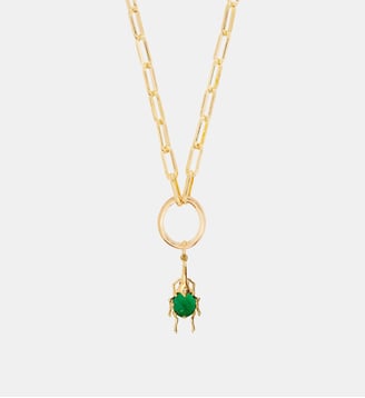 Pendentif Scarabée, Création et Protection - Les Néréides - Vert
