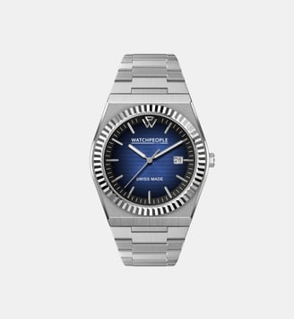 Montre WP1 Bleu 700389-WP - Watchpeople - Argenté