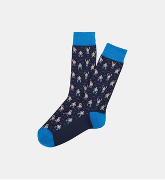 Chaussettes en coton - Bain de minuit - Arthur - Marine