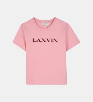 Tee-shirt manches courtes - Lanvin Kids - Pink icing