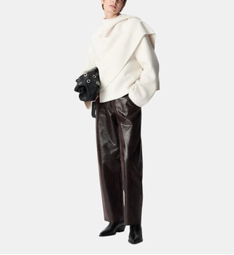 Manteau court double face - Ikks - Off white