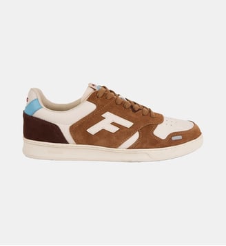 Baskets Palmer Cuir - Faguo - Beige clair