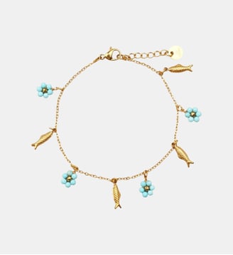 Bracelet Nélie Turquoise - Les Cléias - Bleu