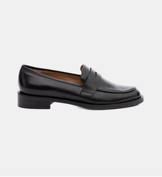 Baker - Mocassins En Cuir Veau Lisse Noir - Parallèle - Noir