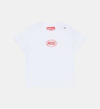 T-shirt avec logo - Diesel Kids - Blanc