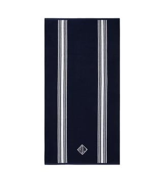 Serviette de plage  en coton - Ralph Lauren Home - Bleu et blanc