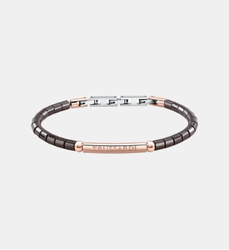 Bracelet T-CERAMIC - Trussardi - Rose gold stainless steel