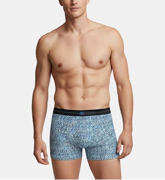 Boxer d'homme à imprimé géométrique en Coton Impetus