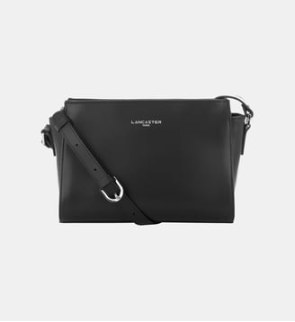 Mini Sac à main Trotteur en cuir lisse - Lancaster - Noir