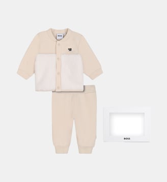 Ensemble cardigan et pantalon - BOSS Kidswear - New beige