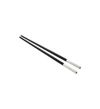 Coffret de baguettes chinoises noires et repose-baguettes - UNI - Christofle - Multicolore