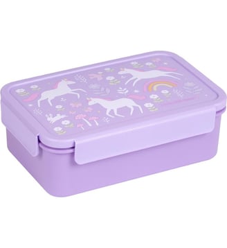 Lunch box Rêves de licorne - A Little Lovely Company - Violet