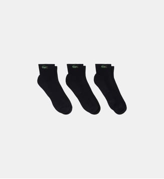 Lot de 3 paires de chaussettes basses - Lacoste - Noir