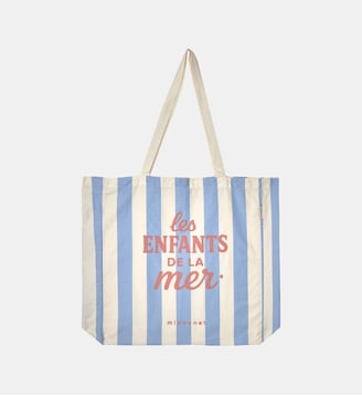 Shopping Bag La Mer - Mipounet - Bleu