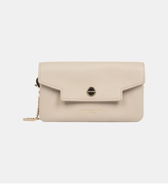 Mini pochette Mademoiselle Grace en cuir - Lancaster - Noir
