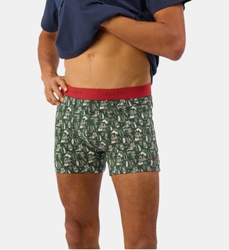 Boxer Camp aventure en coton biologique - Billybelt - Vert