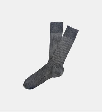 Chaussettes en fil d'écosse - Granite - Arthur - Anthracite