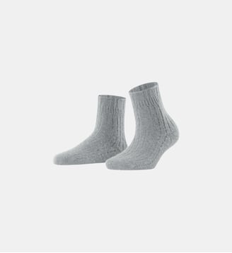 Chaussettes À Picots Bedsock Rib Laine - Falke - Argent
