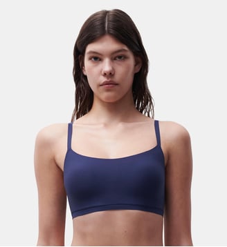 Bralette coques seconde peau - Chantelle - Bleu outremer