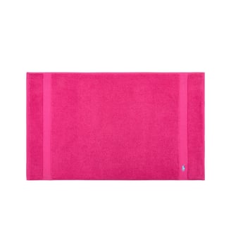 Tapis de bain  en coton - Ralph Lauren Home - Ciel rose