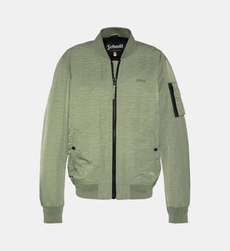 Bomber léger déperlant effet froissé - Schott - Kaki