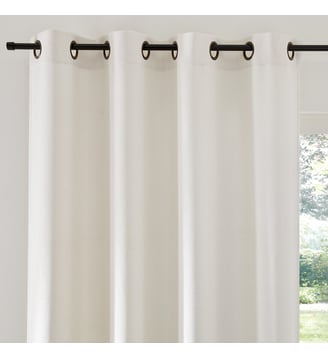 Rideau effet natté oeillet - La Redoute Interieurs - Écru