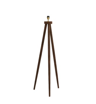 Lampadaire Ilias - Brun - 52x52x122cm - Light & Living - Brun foncé