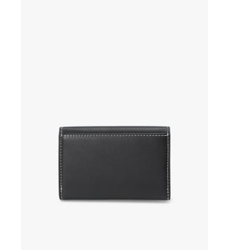 porte-cartes en cuir "b" noir - Agnès b. - Noir
