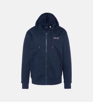 Hoodie en coton - Schott - Marine
