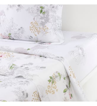 Drap plat en satin Yves Delorme