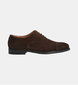 Richelieu windsor r - cuir velours - Bowen - Marron foncé
