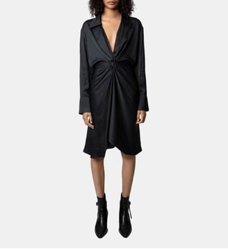 Robe Rozo Satin - Zadig&Voltaire - Noir