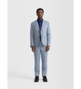 pantalon Perfect en lin bleu - Agnès b. - Bleu libre
