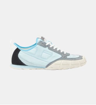 S-Pagodha - Baskets en cuir et nylon - Diesel - Bleu clair