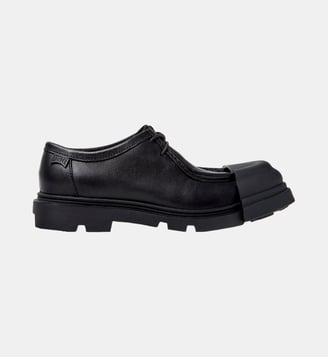 Derbies Junction cuir - Camper - Noir brillant