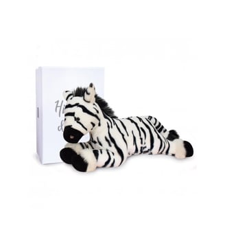 ZEPHIR LE ZEBRE - 35 cm - Histoire D'Ours - Gris