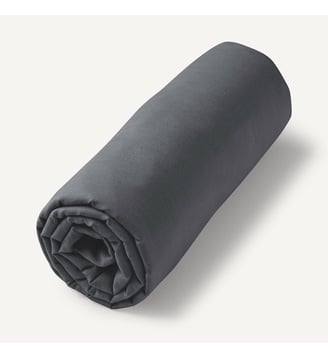 Drap-housse en voile de coton lavé AM.PM