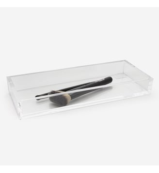 Plateau transparent - Square Line - Bath Bazaar - Transparent