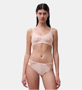 Culotte avec bijou - Chantelle - Rose taffetas