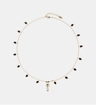 Collier chaîne avec pampilles BRANDI - Hipanema - Noir
