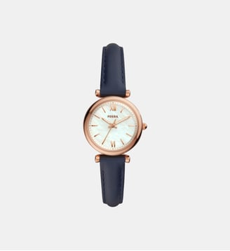 Montre Carlie Mini Blanc ES4502 - Fossil - Doré rosé