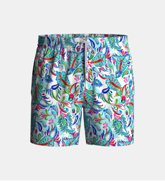 Short de bain fleurs avec suspensoir séchage rapide  - Impetus - Multicolore