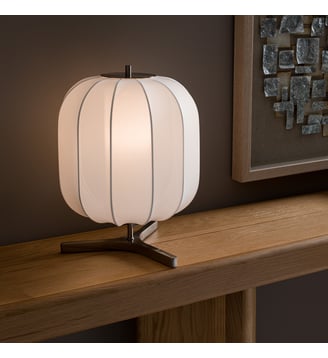 Lampe, lampion en maille - AM.PM - Nickel satiné