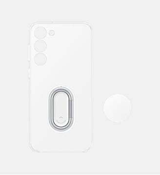 Coque S23+ transparente support amovible - Samsung - Standard