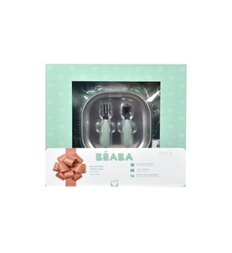 Coffret cadeau Premiers repas - Vert sauge - Beaba - Vert sauge