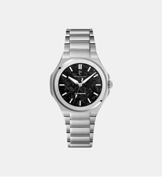 Montre Graphite Noir 201G181 - Pierre Lannier - Argenté