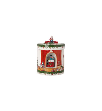 Emb. rond, Père Noël apporte cadeaux - Villeroy & Boch - Multicolore